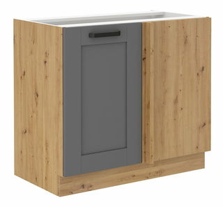 Donji kuhinjski ormarić Lucid 105 ND 1F BB (hrast artisan + dustgrey)