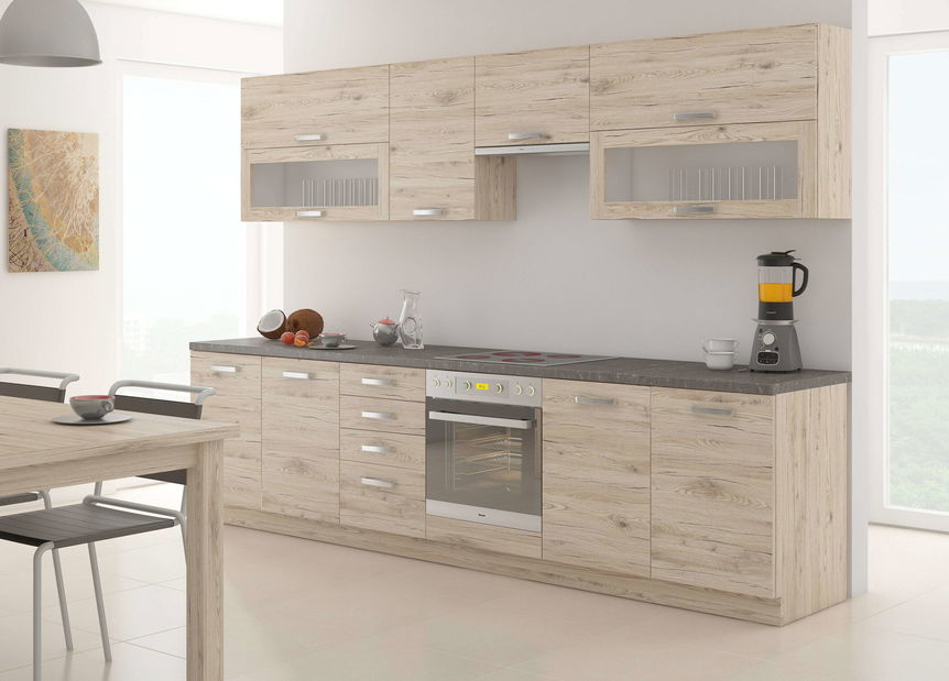 Beépített mosogatógép ajtó Bergenia ZM 713 x 446 (bordeaux tölgy)