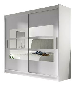 Dulap de haine Baker III (alb)