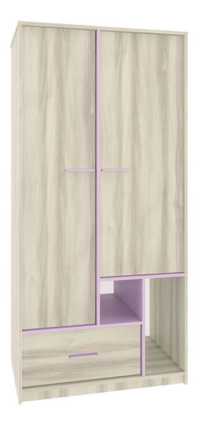 Šatníková skriňa Geometric 02 Brest