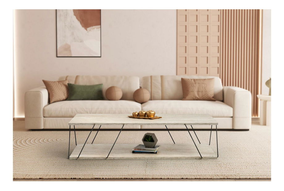 Măsuță de cafea Liana (marmură negru)