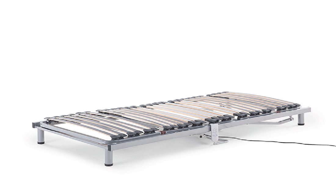 Lamelový rošt 200x90 cm Comendo (svetlosivá)