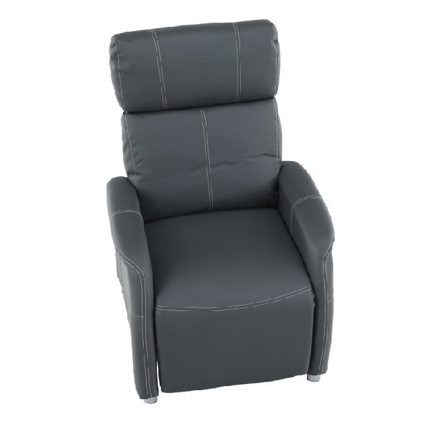 Fotoliu pentru relax Francesco CH 113100 piele PU Gri