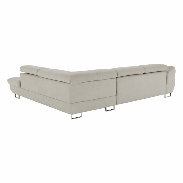 Rohová sedacia súprava Falio (P) (sivobéžová)