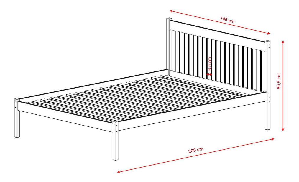 Detská posteľ 140x200 cm Kingsley (olivová) (s roštom)