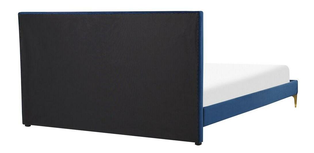 Manželská posteľ 160 cm Linux (modrá)