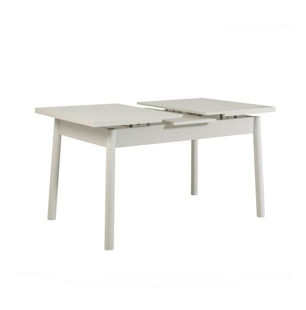 Set mobilier sufragerie Vlasta 5 (alb + antracit) (pentru 4 persoane)