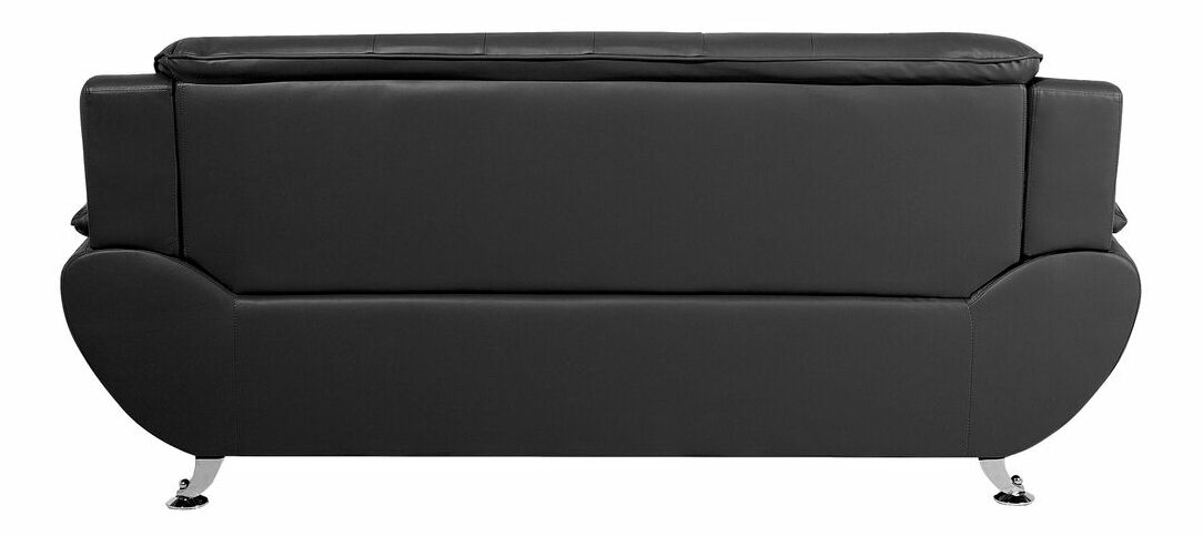 Sedacia súprava 3+2+1 Leiza (čierna)