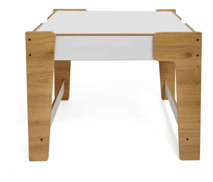 Detský stolík Pidili 2 (biela + naturálna)