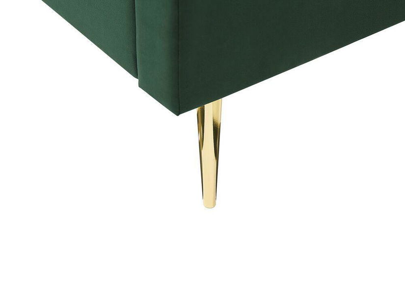 Manželská posteľ 160 cm Marvik (zelená)