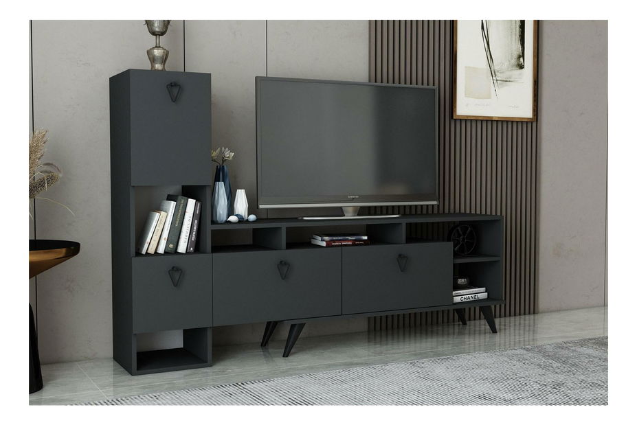 Mobilier living Emi (antracit)