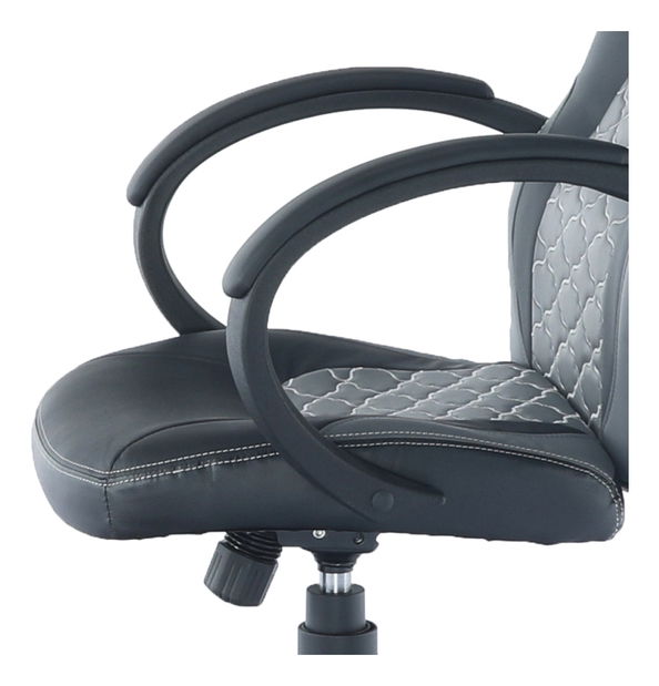 Fotoliu de birou Naseby New (Negru + Gri)