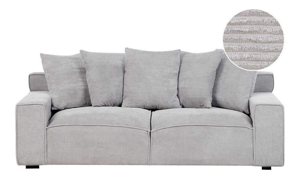 Canapea trei locuri VASAN (gri deschis)