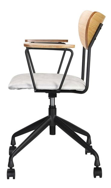 Scaun de birou Flat (bej + negru)