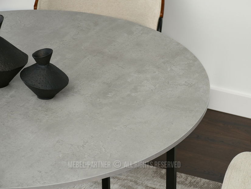 Blagovaonski stol Bird (beton + crna)