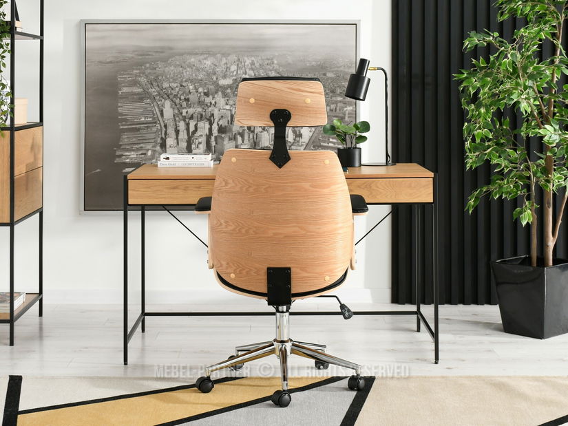 Fotoliu Franc (stejar negru + crom)