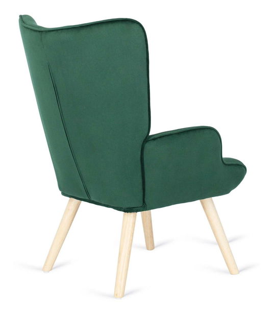 Fotelja s naslonom za noge Lombardi (zelena) 