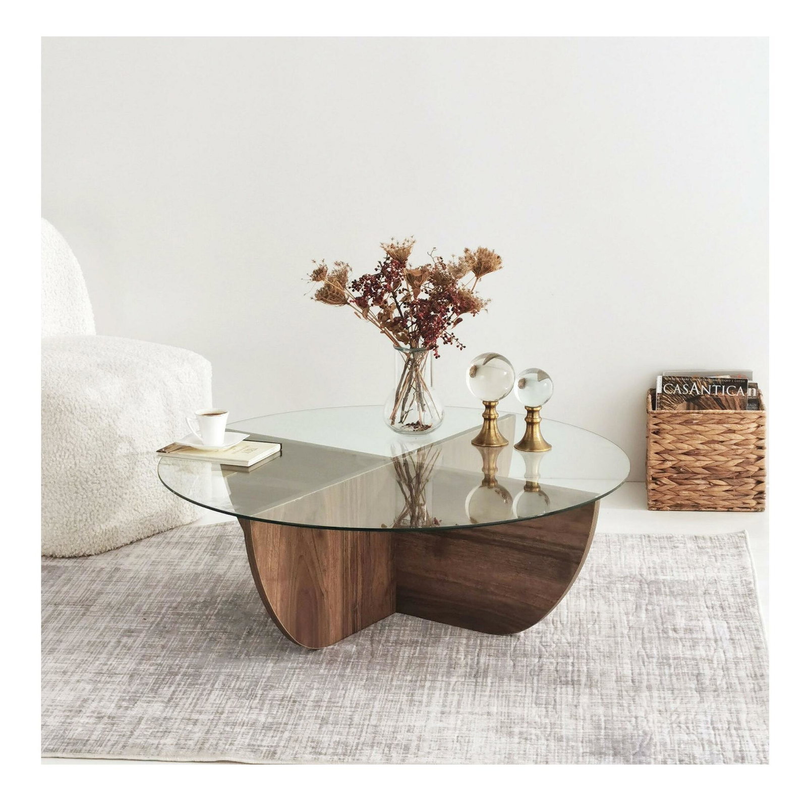 Masă de cafea Lost (Nuc)