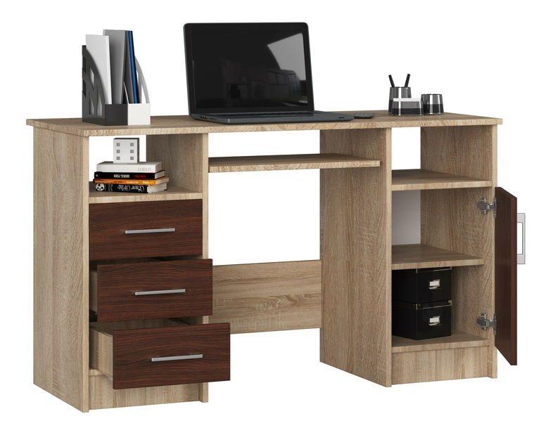 PC stolić Aziza (hrast sonoma + wenge)