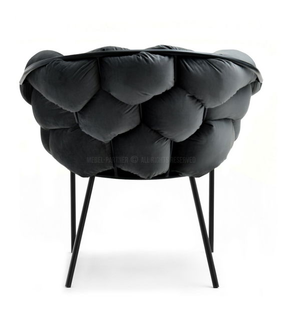 Relax fotel Piplio (grafit + fekete)