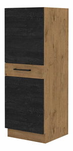 Donji kuhinjski ormarić Virion 50 DK 145 1F (3S) BB (hrast lancelot + tamno drvo)