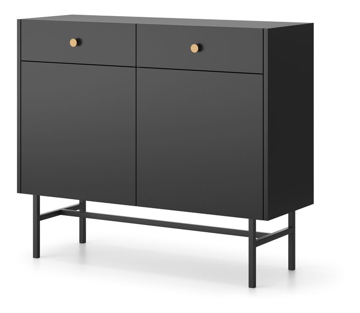 Komoda Desanta 2D2SZ (crna)