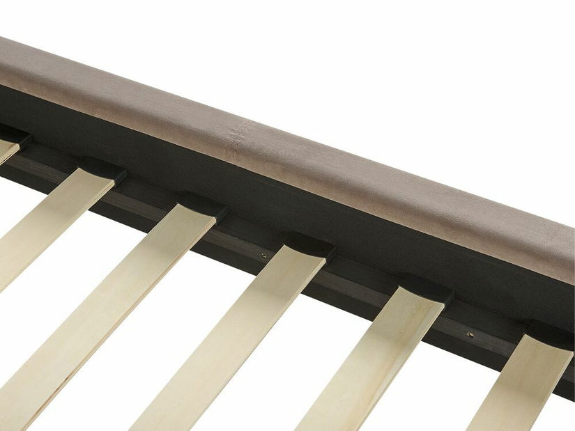 Franciaágy 160 cm Vue (szürkésbézs) (ágyráccsal)