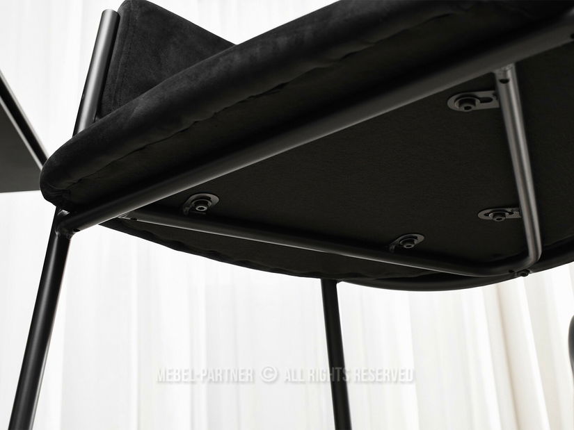 Scaun sufragerie Conquisto (negru)