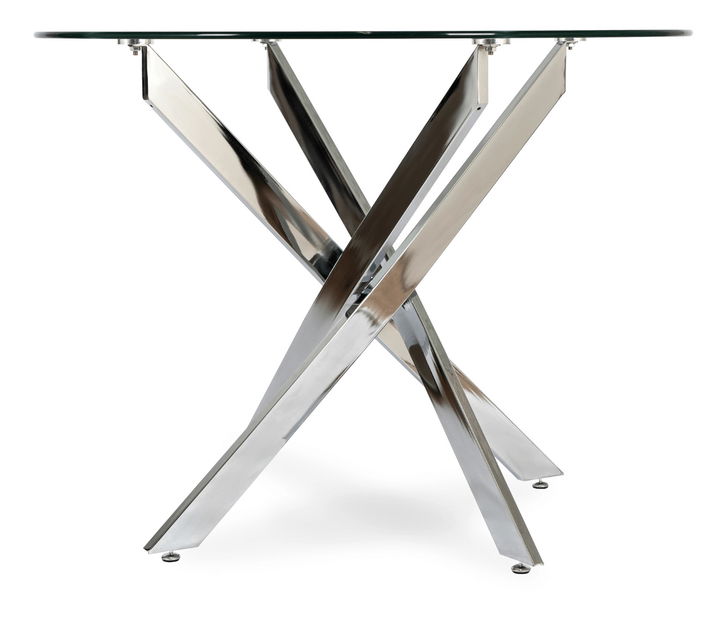 Jedálenský stôl Supremas 2 (chrómová) (pre 4 osoby)