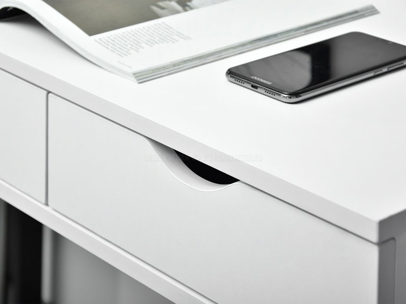 Masă PC Land (alb + negru)