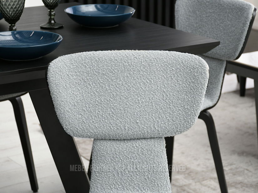 Stolička Anna (sivá + čierna)