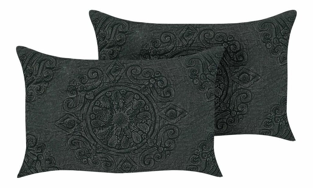 Set 2 buc perne decorative 30 x 50 cm Vellor (gri)