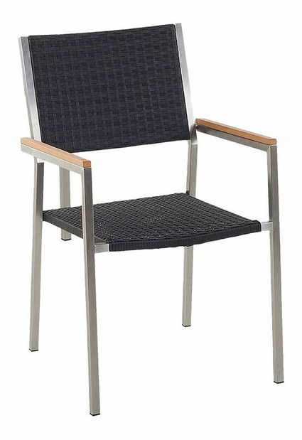 Set mobilier de grădină Cleopatra (negru ratan)