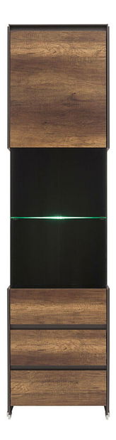 Vitrína BRW Fini REG1W2S/20/5 I (s osvetlením)