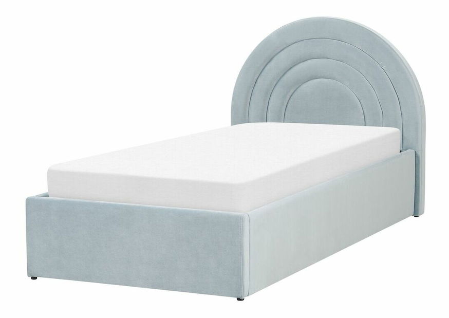 Egyszemélyes ágy 90 cm Clinton Bonell (barna) (ágyráccsal és matraccal, tárolóhely nélkül)