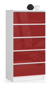 Comodă Kalista V (Roșu lucios)