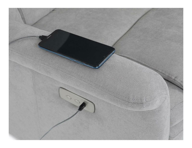 Fotoliu reglabil Traste (argintiu)