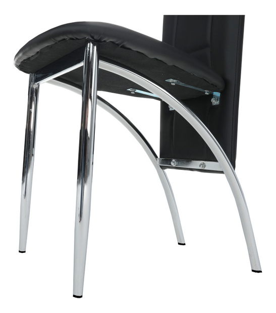 Scaun de sufragerie Tanah (negru)