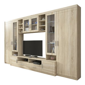 Mobilier living Porton (Stejar sonoma) (fără iluminat)