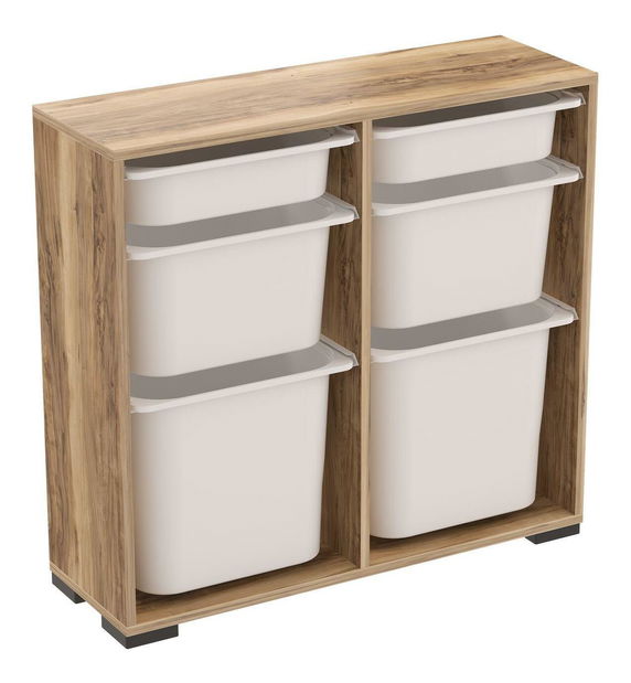 Játékrendszerező Dremonka 5 (dió + fehér)