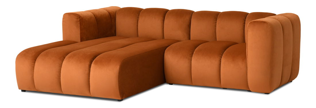 Rohová sedačka Organice (čierna)