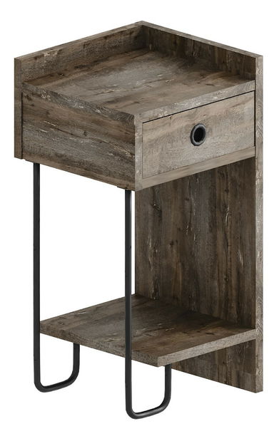 Noptieră Cacy (maro închis) (S)