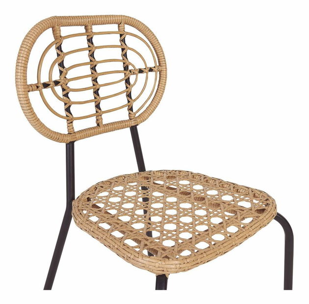 Set 8 buc scaune de grădină Praza (natural)