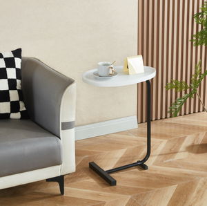 Pomoćni stol Abena (bijela + crna)