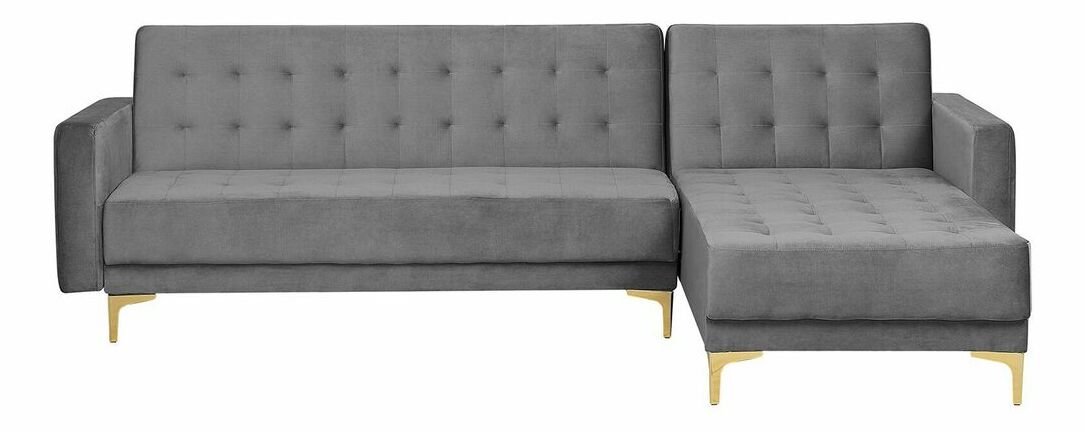 Rohová sedačka Aberlady 4 (sivá) (P)