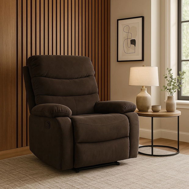 Polohovacie kreslo Kodack (béžová) 