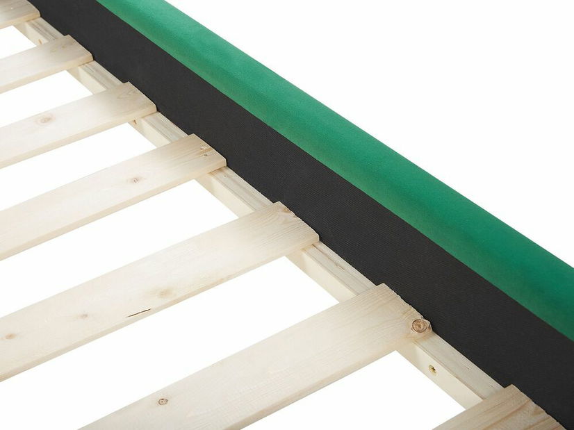 Manželská posteľ 180 cm ARCHON (s roštom) (zelená)