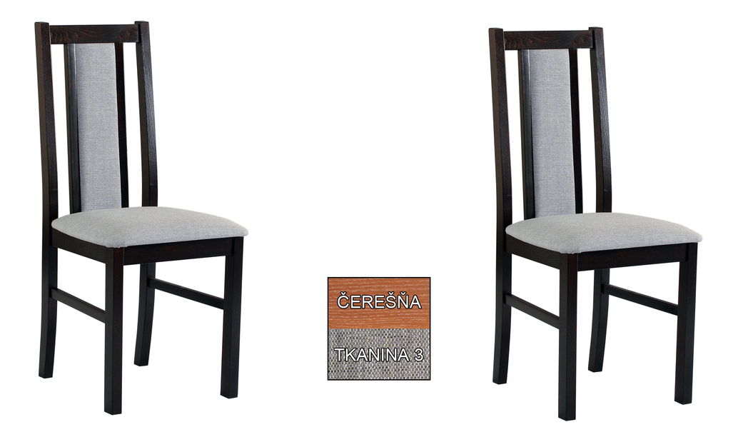 Set 2 ks. jedálenských stoličiek Avian (čerešňa + tkanina 3)*výpredaj