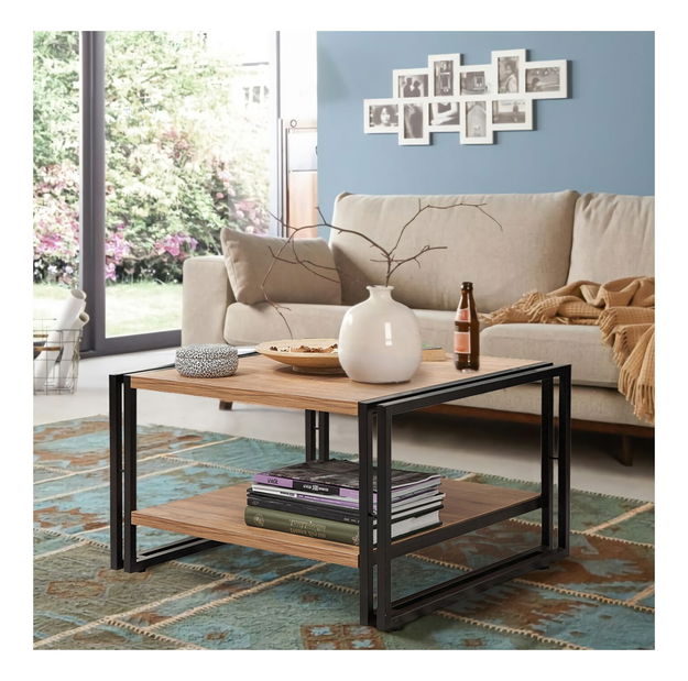 Set mobilier living Cosmopolitan 1 (atlantic pin + negru)