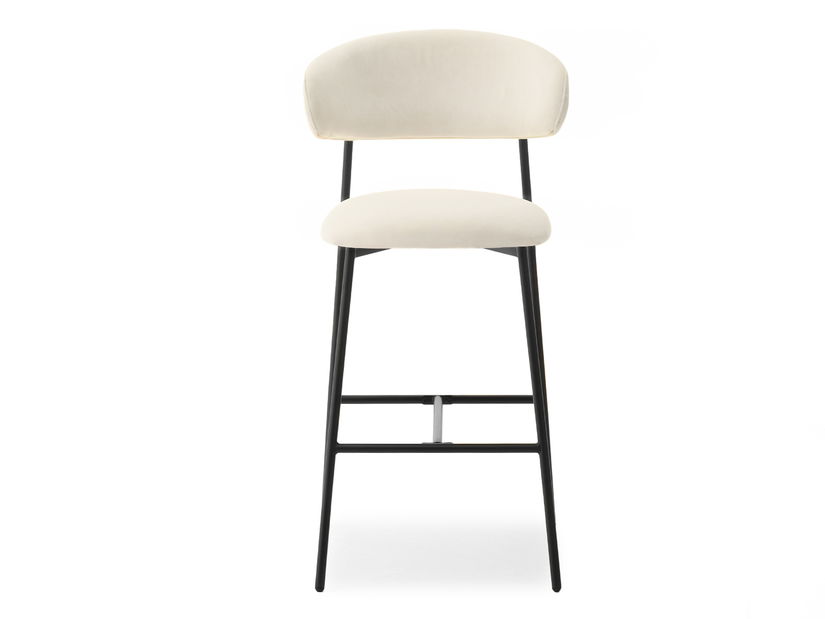 Barová stolička Inezenente (krémová + čierna)